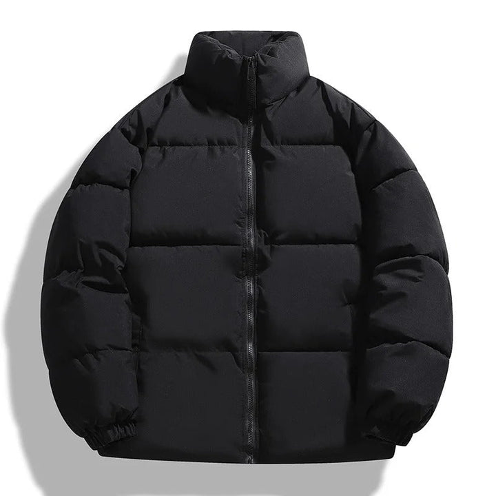 Mirla | Puffer-jacka Överdimensionerad Passform Polstrad Sytt Hög Krage Avslappnad Look-Eva Jonsson