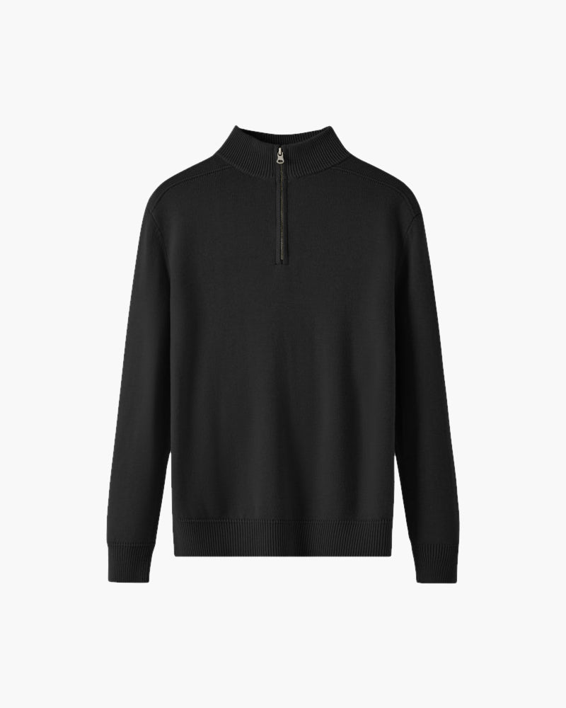 Mirla | Pullover Av Merinoull med Dragkedja-Eva Jonsson