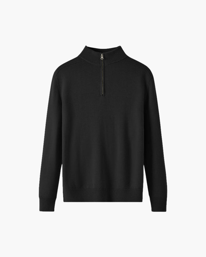 Mirla | Pullover Av Merinoull med Dragkedja-Eva Jonsson