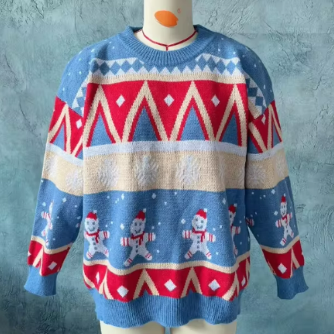 Mirla | Pullover - Stickad Damtröja För Julen-Eva Jonsson