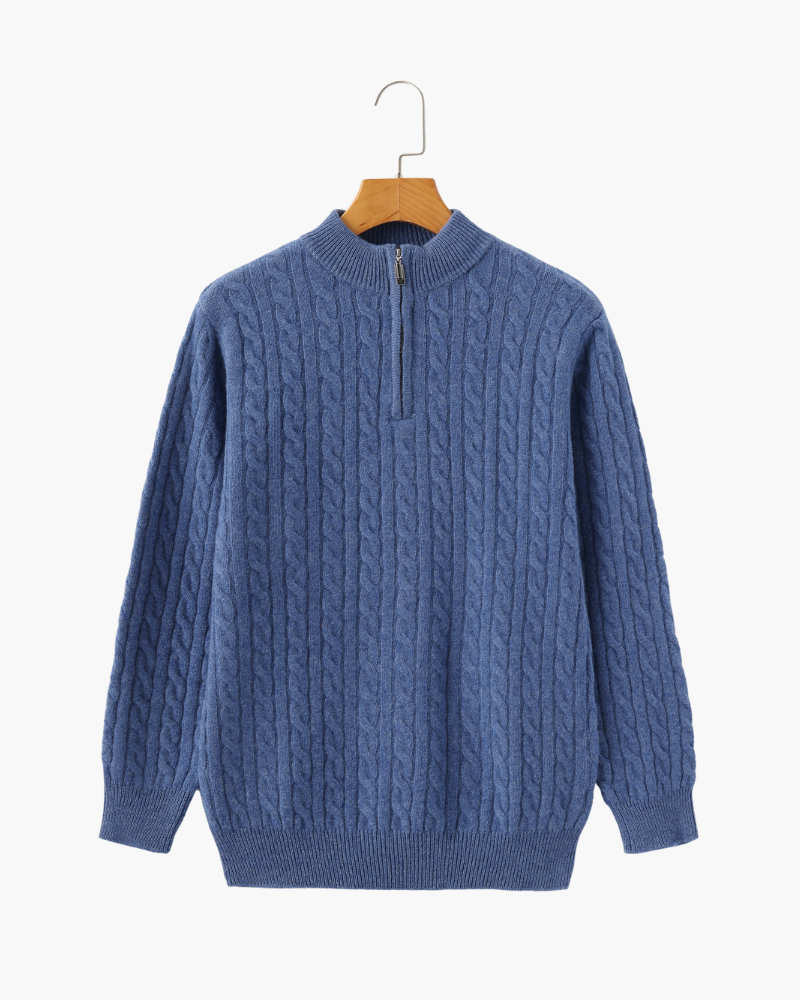 Mirla | Pullover med Halv Dragkedja-Eva Jonsson