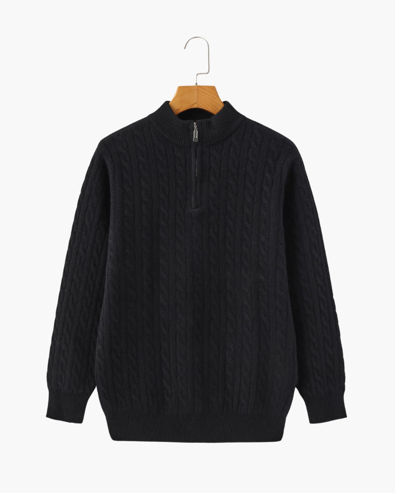 Mirla | Pullover med Halv Dragkedja-Eva Jonsson