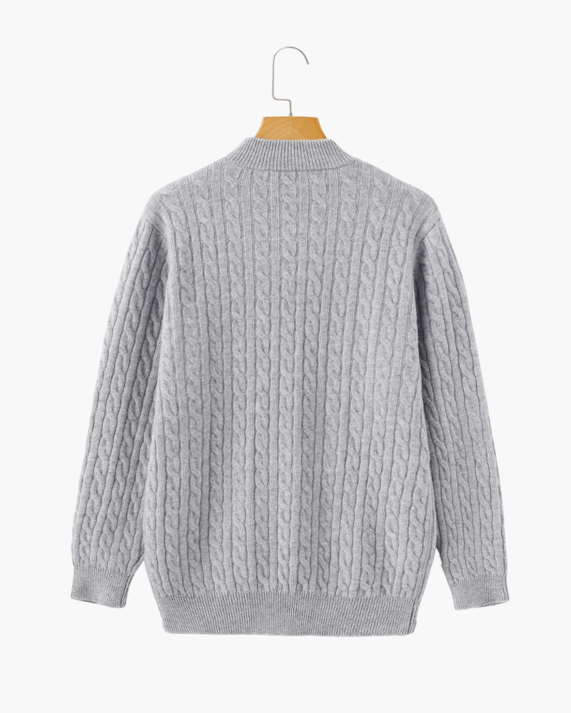 Mirla | Pullover med Halv Dragkedja-Eva Jonsson