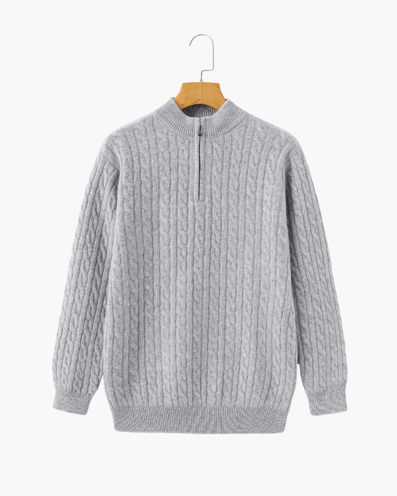 Mirla | Pullover med Halv Dragkedja-Eva Jonsson