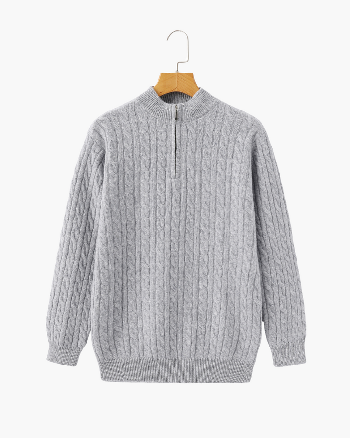 Mirla | Pullover med Halv Dragkedja-Eva Jonsson