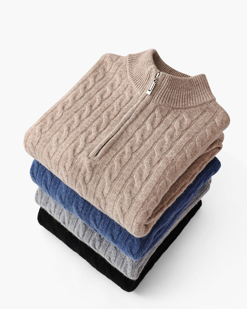 Mirla | Pullover med Halv Dragkedja-Eva Jonsson