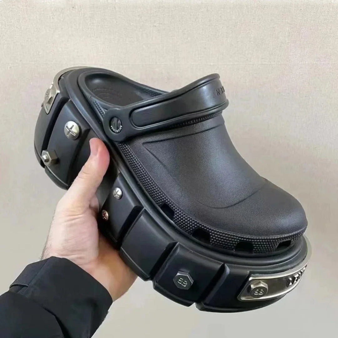 Mirla | Punk-nit-plattformslipper-Eva Jonsson