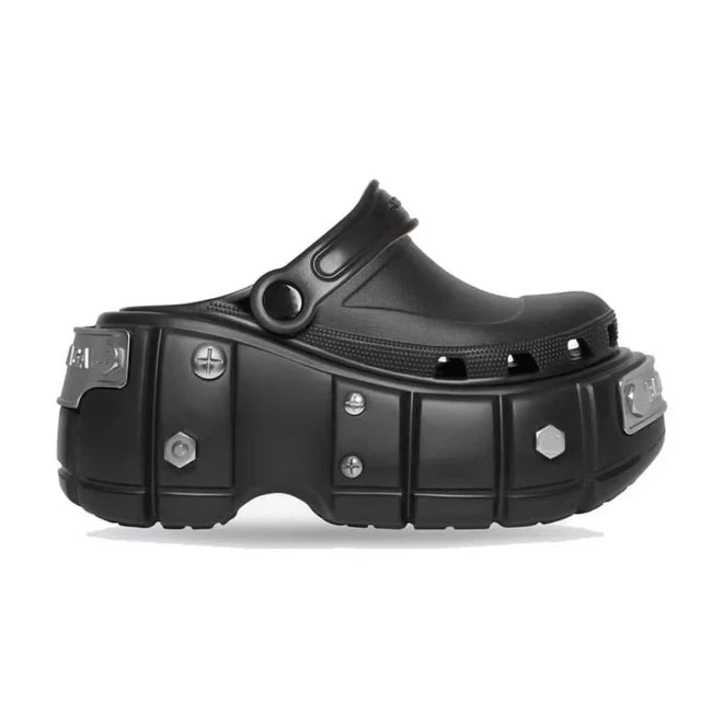Mirla | Punk-nit-plattformslipper-Eva Jonsson