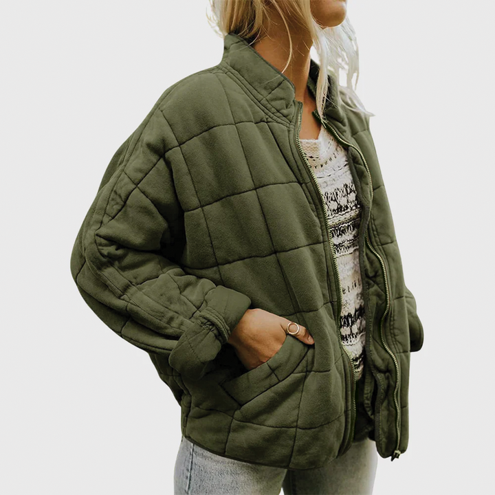 Mirla | Quilted Zip Jacket-Eva Jonsson