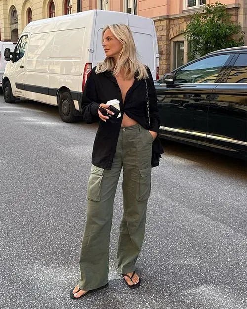 Mirla | Rak cargo-byxa-Eva Jonsson