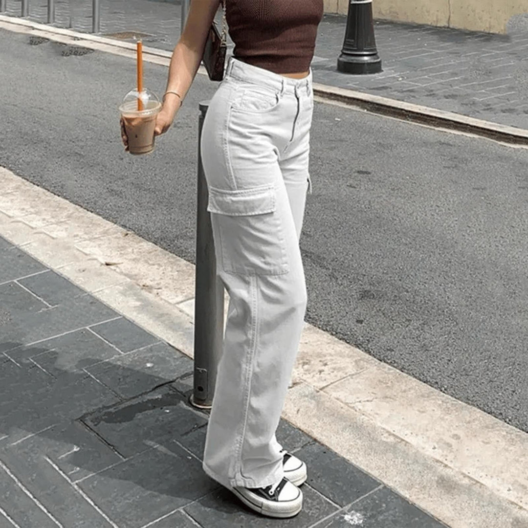Mirla | Rak cargo-byxa-Eva Jonsson