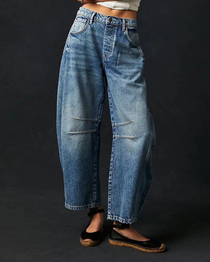 Mirla | Raka jeans för damer-Eva Jonsson