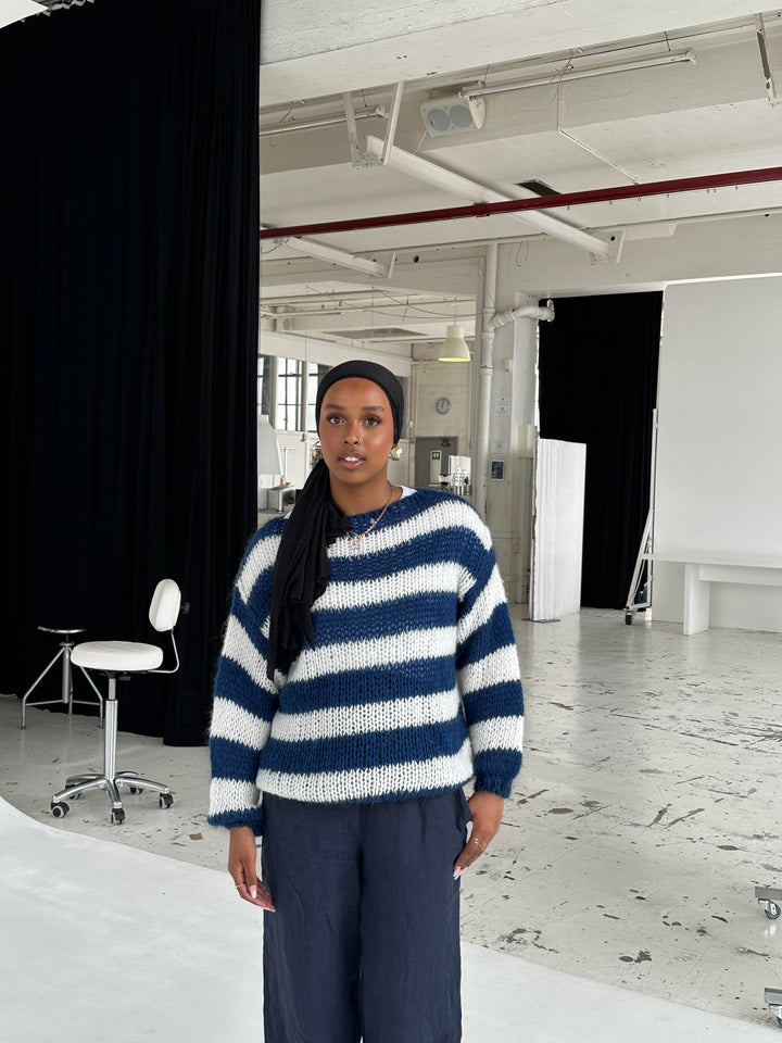 Mirla | Randig Stickad-Eva Jonsson