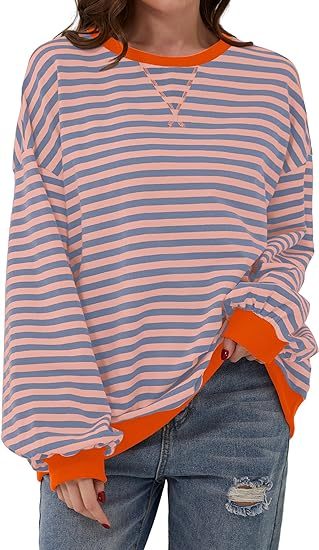 Mirla | Randig Sweatshirt I Kontrastfärger-Eva Jonsson