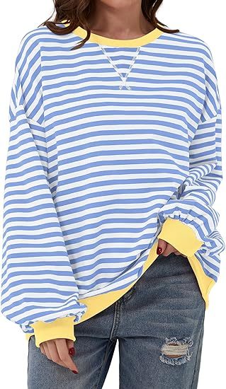 Mirla | Randig Sweatshirt I Kontrastfärger-Eva Jonsson