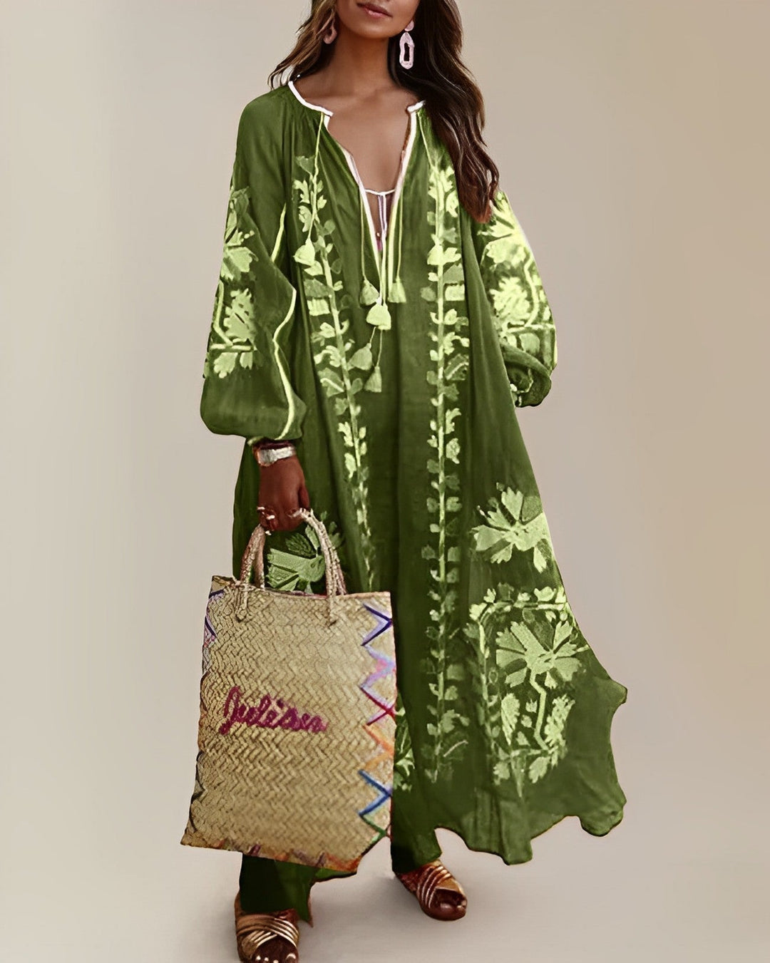 Mirla | Retro Boho Löst Klänning-Eva Jonsson