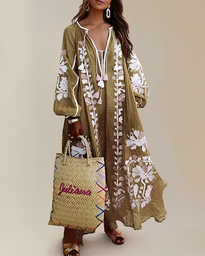 Mirla | Retro Boho Löst Klänning-Eva Jonsson