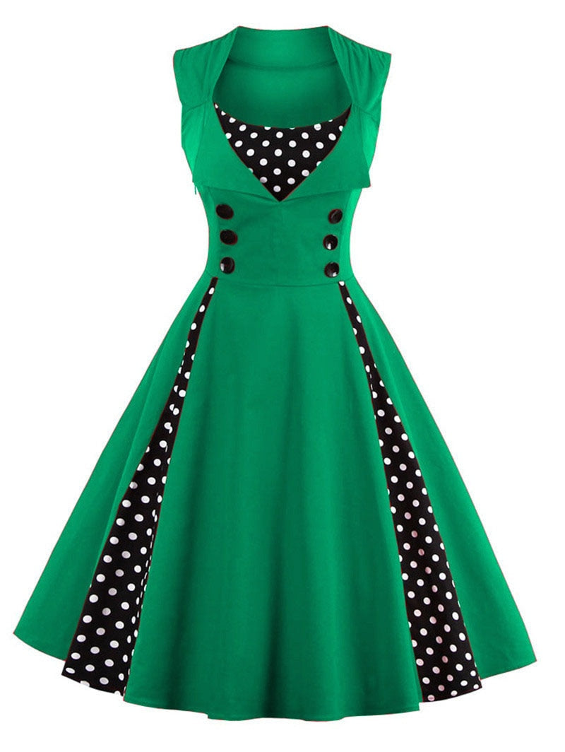 Mirla | Retro Rockabilly Klänning-Eva Jonsson