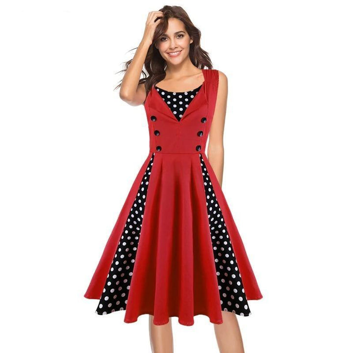Mirla | Retro Rockabilly Klänning-Eva Jonsson