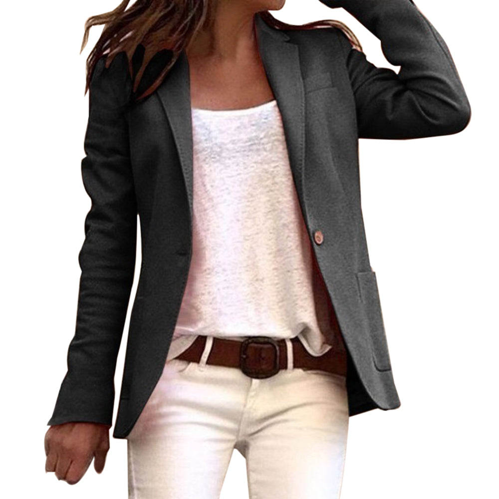Mirla | Reversknapp, Snygg, Långärmad, Blazer-Eva Jonsson