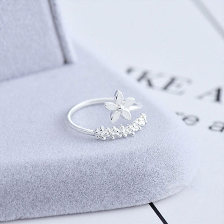 Mirla | Ring Blomma Frisk - Silver-Eva Jonsson