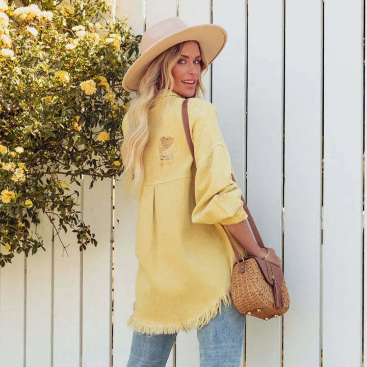 Mirla | Rivna Jeansjacka-Eva Jonsson