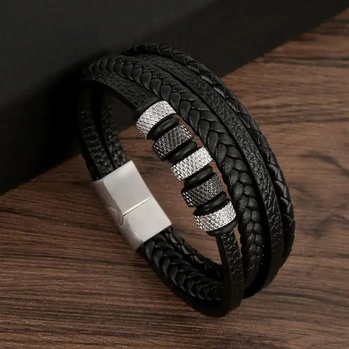 Mirla | Robust armband av äkta läder med spänne-Eva Jonsson