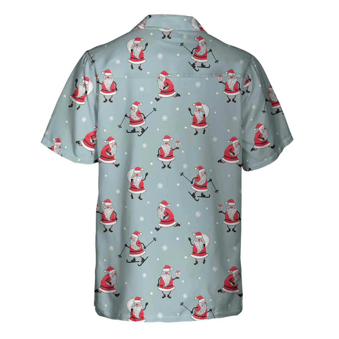 Mirla | Rolig Jultomte Julskjorta För Män Santa Claus Hawaiian Shirt-Eva Jonsson