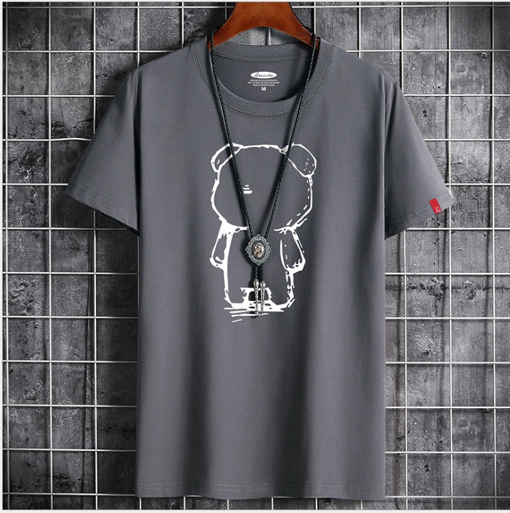 Mirla | Roligt Anime Björn T-shirt för Herrar-Eva Jonsson
