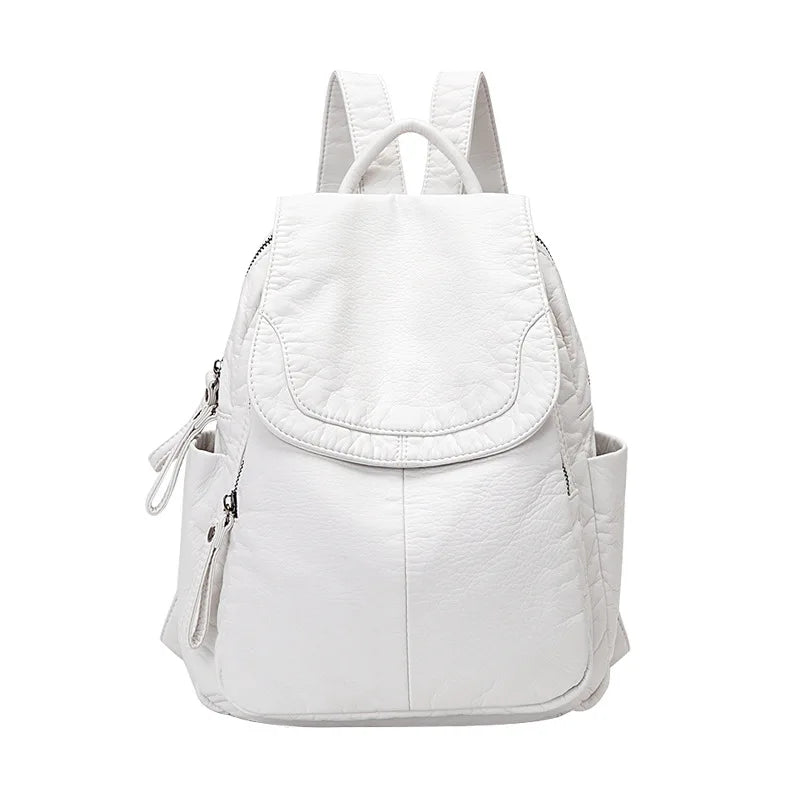 Mirla | Rucksack Tvättat läder-Eva Jonsson