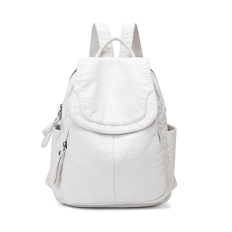 Mirla | Rucksack Tvättat läder-Eva Jonsson