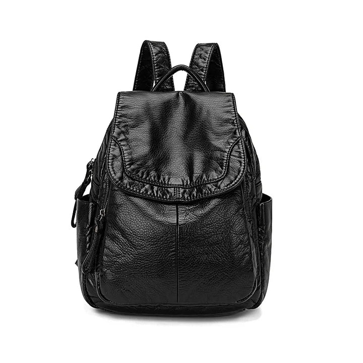 Mirla | Rucksack Tvättat läder-Eva Jonsson
