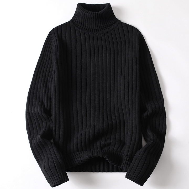 Mirla | Rullekragepullover Mjuk stickad kvalitet Ribbad design Långärmad Varm komfort-Eva Jonsson