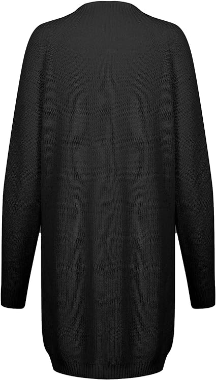 Mirla | Rullkrage stickad klänning i bred passform-Eva Jonsson