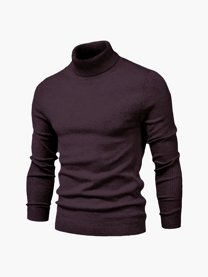 Mirla | Rullkragepullover Modern Elegant för Vardag och Affärer-Eva Jonsson