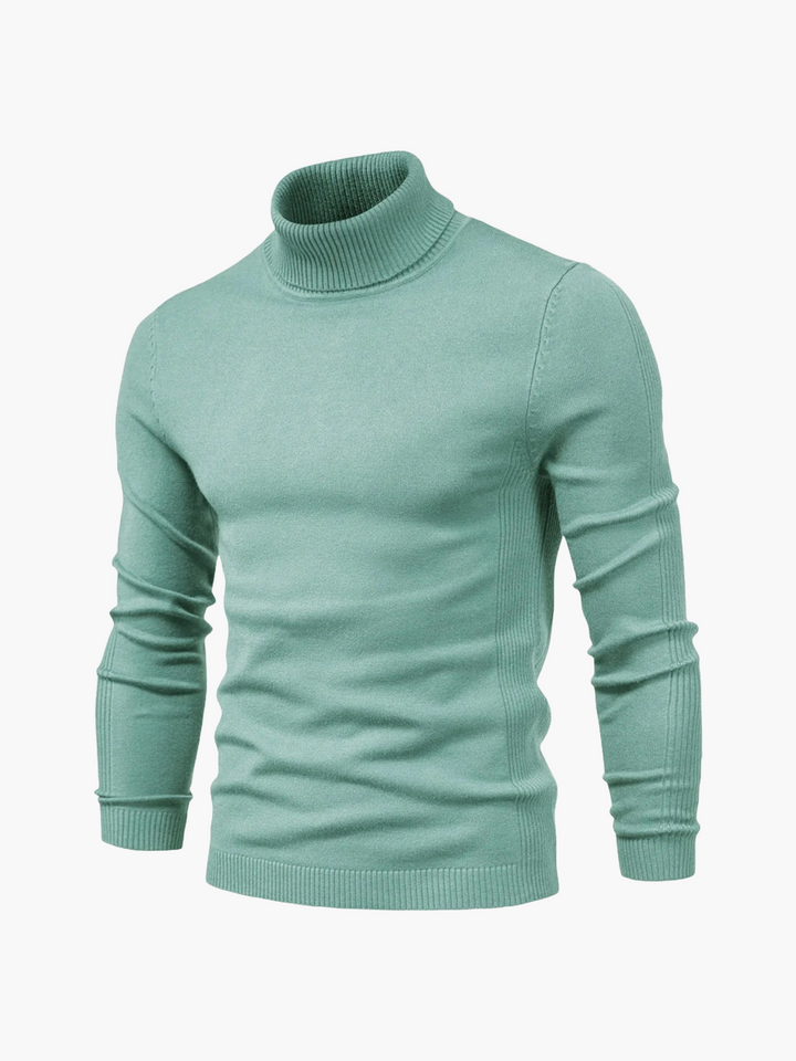 Mirla | Rullkragepullover Modern Elegant för Vardag och Affärer-Eva Jonsson