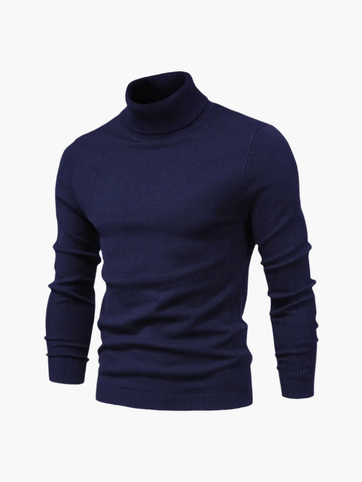 Mirla | Rullkragepullover Modern Elegant för Vardag och Affärer-Eva Jonsson