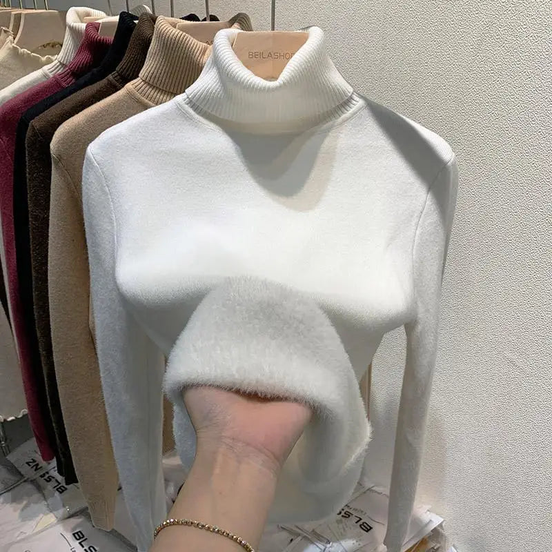 Mirla | Rullkragepullover Modernt Varm Höst Vinter Elegant-Eva Jonsson