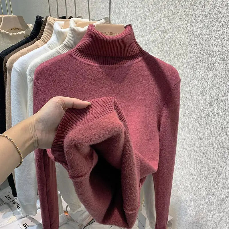 Mirla | Rullkragepullover Modernt Varm Höst Vinter Elegant-Eva Jonsson