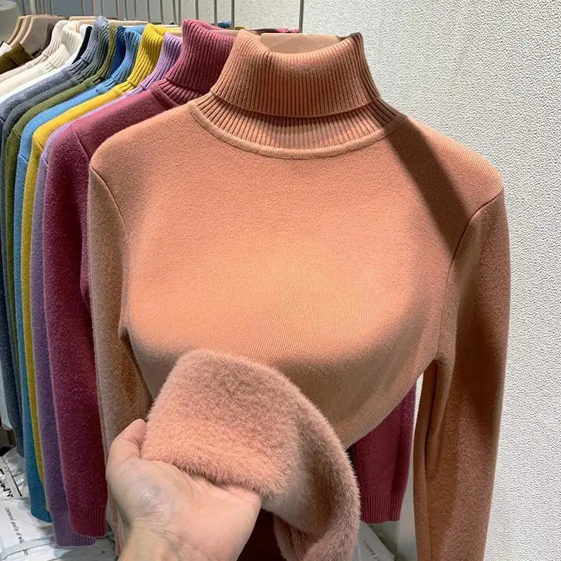 Mirla | Rullkragepullover Modernt Varm Höst Vinter Elegant-Eva Jonsson
