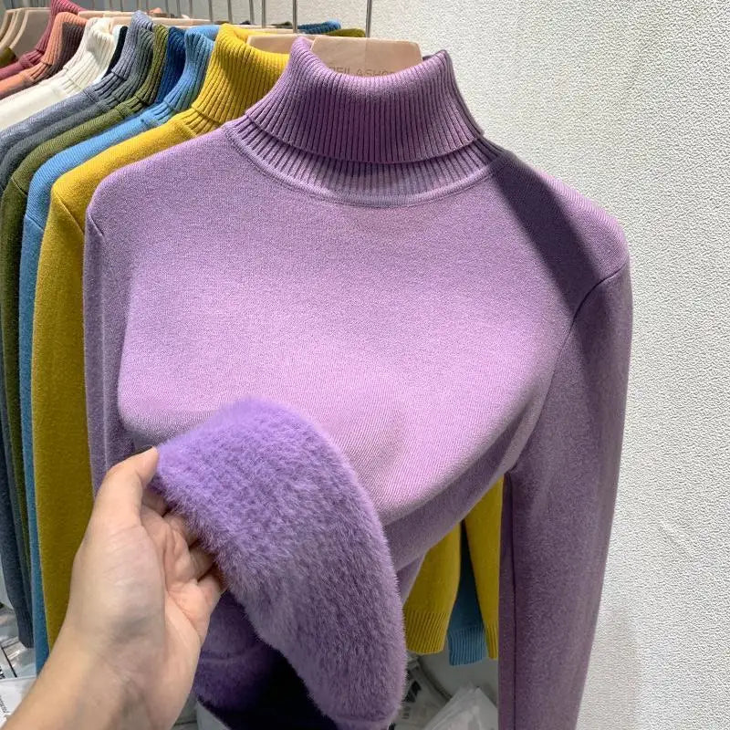 Mirla | Rullkragepullover Modernt Varm Höst Vinter Elegant-Eva Jonsson