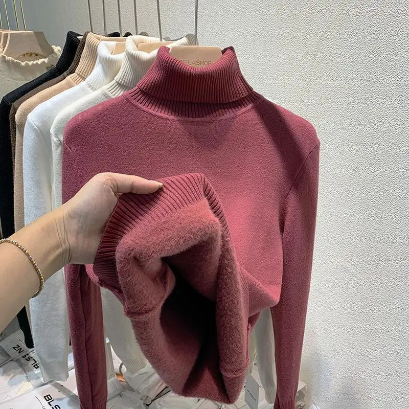 Mirla | Rullkragepullover Modernt Varm Höst Vinter Elegant-Eva Jonsson
