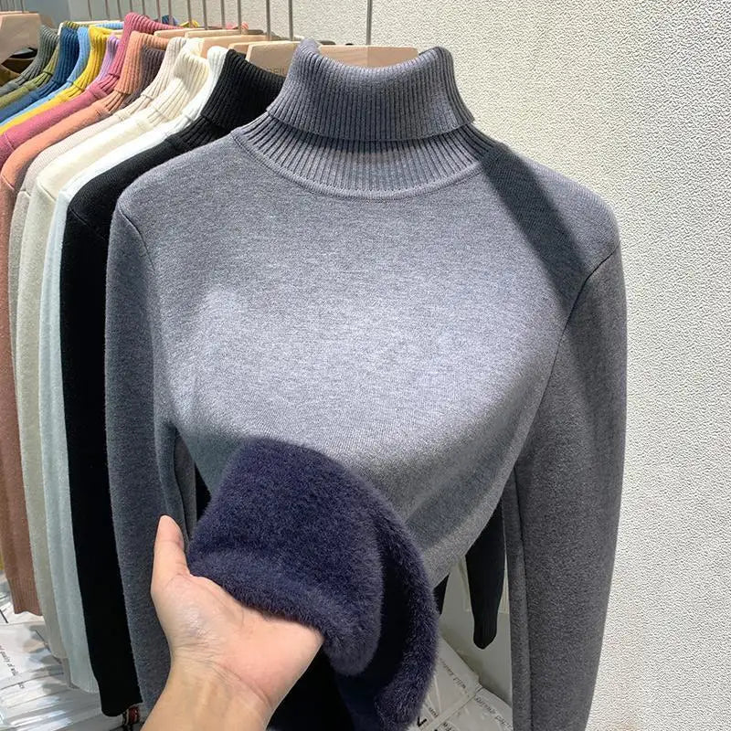 Mirla | Rullkragepullover Modernt Varm Höst Vinter Elegant-Eva Jonsson