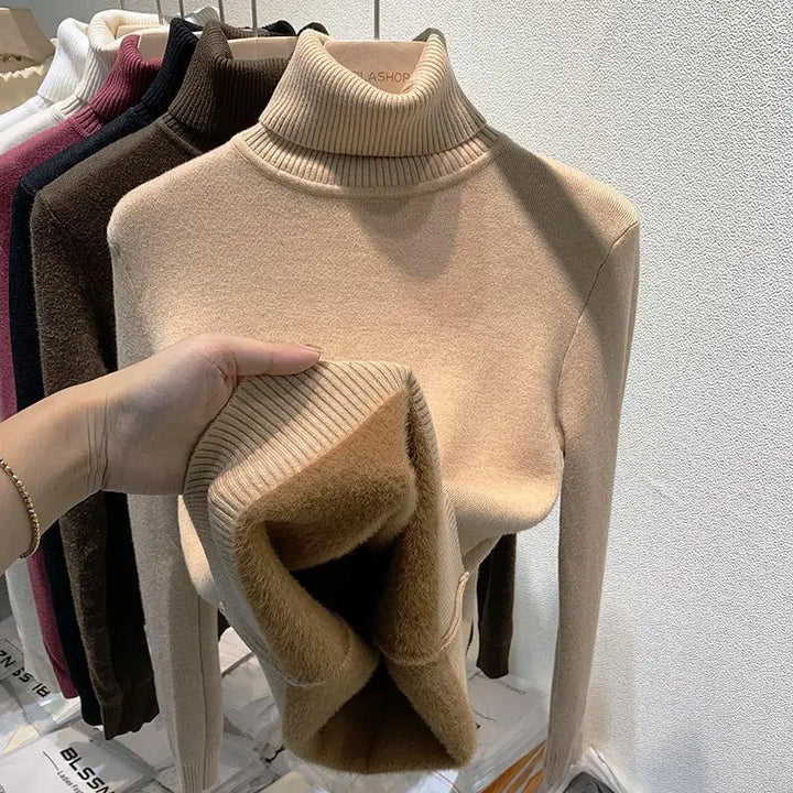 Mirla | Rullkragepullover Modernt Varm Höst Vinter Elegant-Eva Jonsson