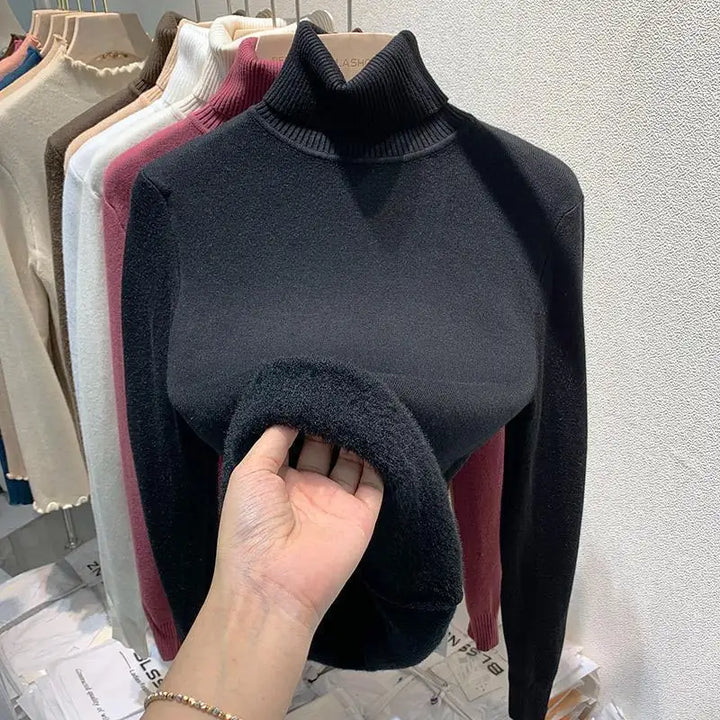 Mirla | Rullkragepullover Modernt Varm Höst Vinter Elegant-Eva Jonsson