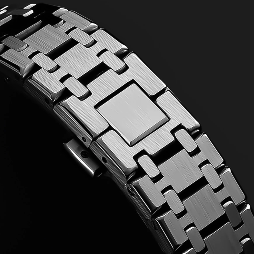 Mirla | Rvs Band för Samsung Watch Ultra med lyxigt dubbelt kedjedesign-Eva Jonsson