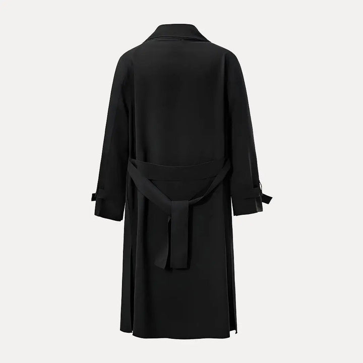Mirla | Ryggband Midja Revers Trenchcoat-Eva Jonsson