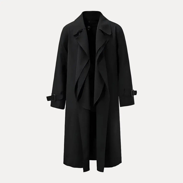 Mirla | Ryggband Midja Revers Trenchcoat-Eva Jonsson