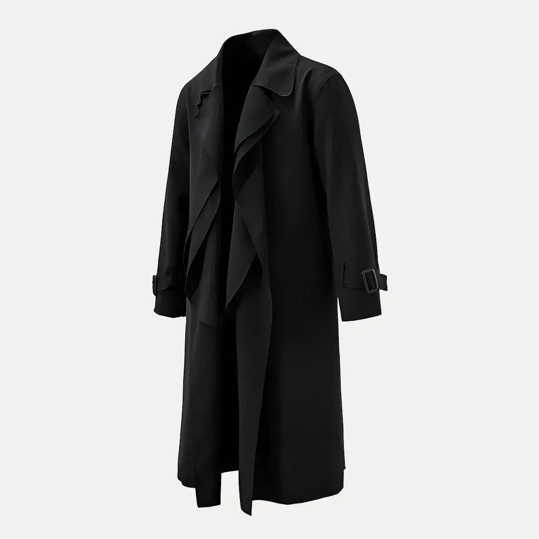 Mirla | Ryggband Midja Revers Trenchcoat-Eva Jonsson