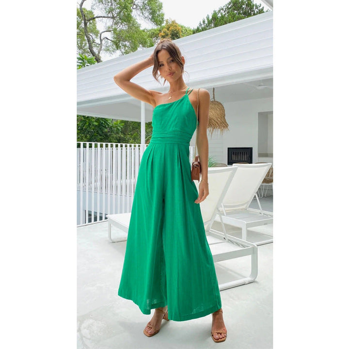 Mirla | Ryggöppning Dubbelband Jumpsuit-Eva Jonsson